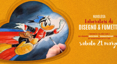 ON LINE MODULO DI ISCRIZIONE AI LABORATORI DI DISEGNO E FUMETTO (6/13 ANNI) per SABATO 21 MARZO 2026